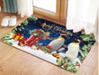 Lovely Penguin With Gifts Merry Christmas Design Doormat Home Decor