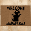 Doormat Home Decor Weapon And Dachshund Pew Pew Madafakas