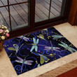 Mysterious World Dragonflies Aesthetic Purple Design Doormat Home Decor