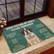 Great St Bernard When Visting My House Doormat Home Decor