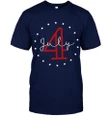 Happy 4th Of July American Independence Day Printed T-shirt