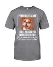 Old English Bulldog Personal Stalker St. Patrick's Day Guys Tee