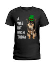 Long Haired Chihuahua Irish Today St. Patrick's Day Ladies Tee