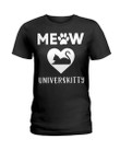 Vintage Funny Meow Universkitty Trending Gift For Cat Lovers Ladies Tee
