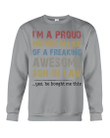 A Proud Mother-in-law Of A Freaking Awesome Son-in-law Trending Sweatshirt