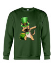 Geman Shepherd Dabbing With Pot Of Gold St Patrick's Day Gift For Dog Lovers Sweatshirt