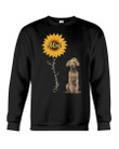 Weimaraner Mimi Sunshine Dog Lovers St. Patrick's Day Printed Sweatshirt