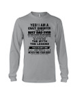 A Crazy Daughter Have The Best December Dad Ever For Birthday Gift Unisex Long Sleeve