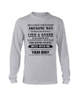 Gift For Wife Who Taken By A Freaking Awesome April Man Drives Me Crazy Unisex Long Sleeve