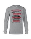 I Get My Attitude From My Freakin' Awesome Grandpa Who Was Born In April Unisex Long Sleeve