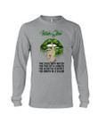 Irish Girl The Soul Of A Witch Clover Lips St Patrick's Day Gift Unisex Long Sleeve