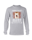 White Siberian Husky Will Follow You St. Patrick's Day Printed Unisex Long Sleeve