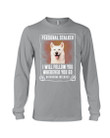 White Siberian Husky Will Follow You St. Patrick's Day Printed Unisex Long Sleeve