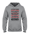 November Crazy Grandma Has Fought A Thousand Battles Cries For Birthday Gift Hoodie