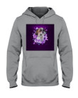 With Purple Flowers Gift For Shih Tzu Lovers Hoodie