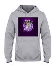 With Purple Flowers Gift For Shih Tzu Lovers Hoodie