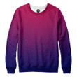 Trendy Style Gift For Husband Faded Pink Blue Design 3d Sweatshirt