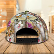 Cute Cats And Butterfly Pattern Printing Baseball Cap Hat