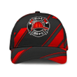 Red And Black Firefighter Fire Dept Printing Baseball Cap Hat