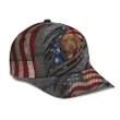 Dachshund Great American Flag Form Printing Baseball Cap Hat