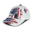 Golf White Hexagon Custom Name Printing Baseball Cap Hat