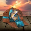 Time Spent On Fishing Printing Baseball Cap Hat Custom Name