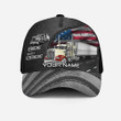 Cool Trucker Ride With Pride Printing Baseball Cap Hat Custom Name