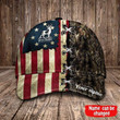 Hunting Us Flag Custom Name Classic Themed Printing Baseball Cap Hat