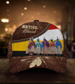 Native Blood Ethnic Women Native American Printing Baseball Cap Hat
