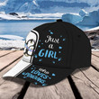 Just A Girl Who Loves Penguins Custom Name Printing Baseball Cap Hat