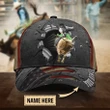 Custom Name Bull Riding From Hole Printing Baseball Cap Hat