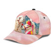 Llama 02 Pink View Printing Baseball Cap Hat