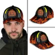Symbol Firefighter Ornamental Printing Baseball Cap Hat