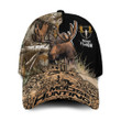 Love Moose Hunting Camouflage And Fall Trees Printing Baseball Cap Hat