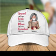 Legend Wife Mom Gandma Personalized Printing Baseball Cap Hat