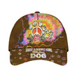 Just A Hippie Girl Who Loves Dog Printing Baseball Cap Hat