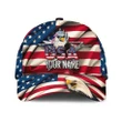 Custom Name Printing Baseball Cap Hat Proud American Eagle For Independence Day