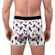 Independence Day Blue And Red Stars Design Men's Boxer Brief