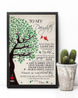 To My Daughter Life Is Short Live It Love Is Race Grab It Family Tree Vertical Poster
