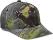 Black Cat Tear Out Printing Baseball Cap Hat