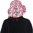 Cool Chihuahua Pink Design Pattern Unisex Bucket Hat