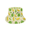 Durian Pattern Light Yellow Background Unisex Bucket Hat
