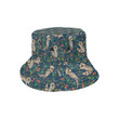 Raccoon Tropical Leaves Pattern Unisex Bucket Hat