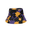 Purple Gold And Black Legends Paint Splatter Bucket Hat