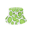 Sliced Cucumber Design Pattern Unisex Bucket Hat