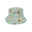 Tropical Flower Pattern Print Unisex Bucket Hat