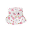 Pink Swan Pattern White Skin Unisex Bucket Hat