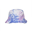 Beautiful Purple Warped Peace Pattern Bucket Hat