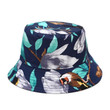 Crane Floral Design Pattern Unisex Bucket Hat