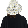 Silhouettes Of Goat And Tree Pattern Unisex Bucket Hat
